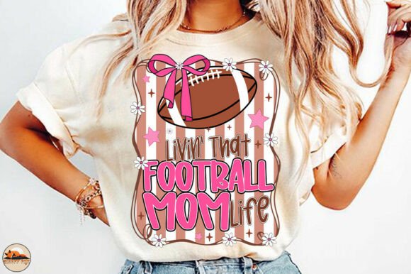 Download Livin That Football Mom Png, Pink Bow - Football mom png Collection