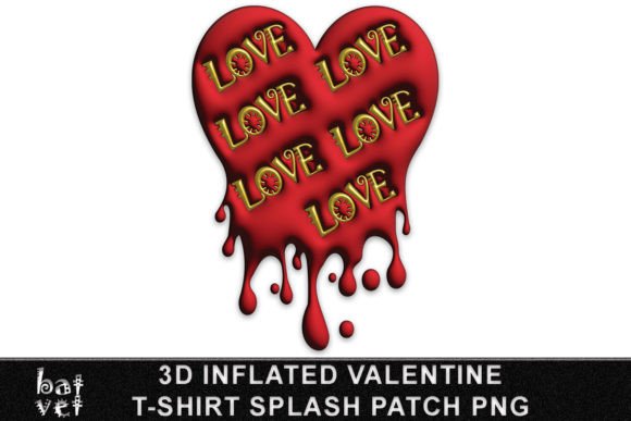 Download Inflated Valentines Day Heart Splash PNG - Heart splash Collection