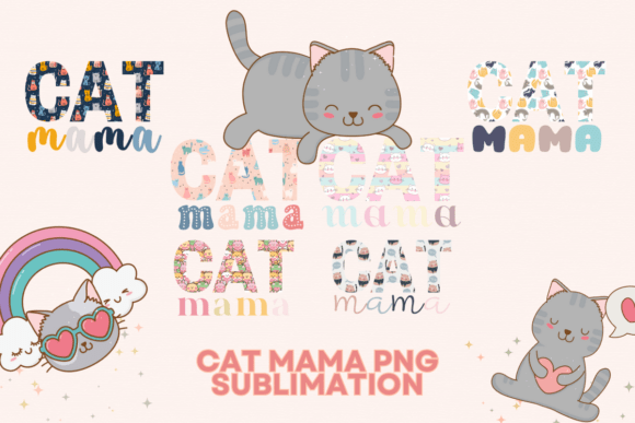 Download Cat Mama Sublimation PNG - Mama sublimation Collection