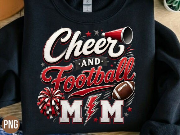 Download Cheer and Football Mom PNG Tshirt - Football mom png Collection